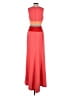 BCBGMAXAZRIA 100% Polyester Color Block Orange Casual Dress Size 2 - photo 2