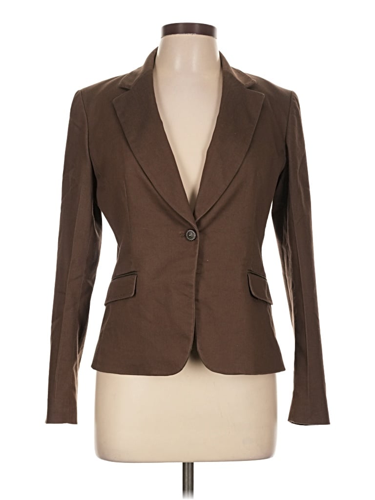 Pre-owned Tahari Blazer Jacket In Brown