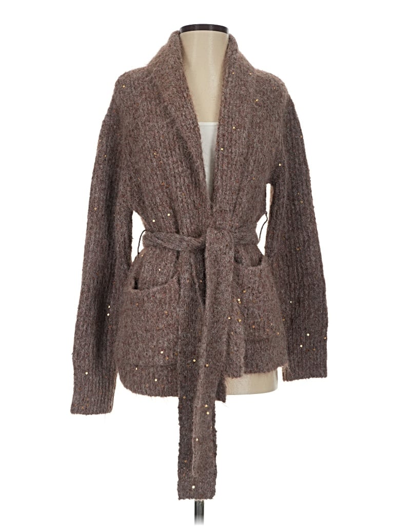 Jocelyn Cardigan Sweater In Brown