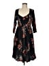 Torrid Floral Black Casual Dress Size Med Plus (00) - photo 1