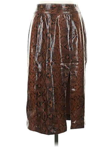 Express x Negin Mersalehi Faux Leather Skirt (view 1)
