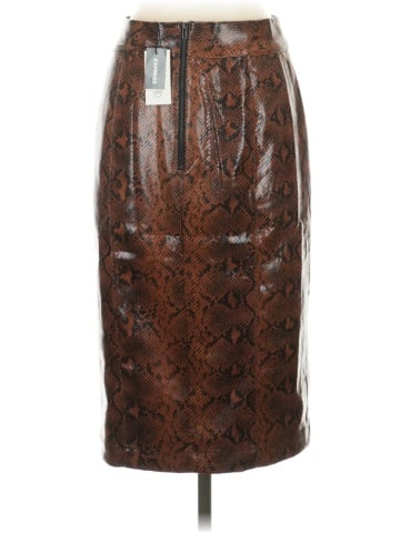 Express x Negin Mersalehi Faux Leather Skirt (view 2)