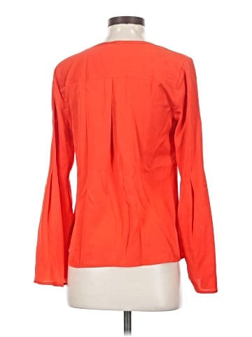 Trina Turk Long Sleeve Silk Top (view 2)