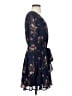 Lulus 100% Polyester Floral Blue Casual Dress Size S - photo 4