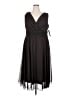 Connected Apparel Black Cocktail Dress Size 20 - photo 1