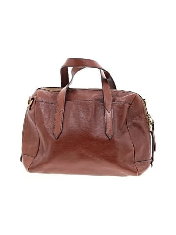 Fossil Leather Satchel (view 2)
