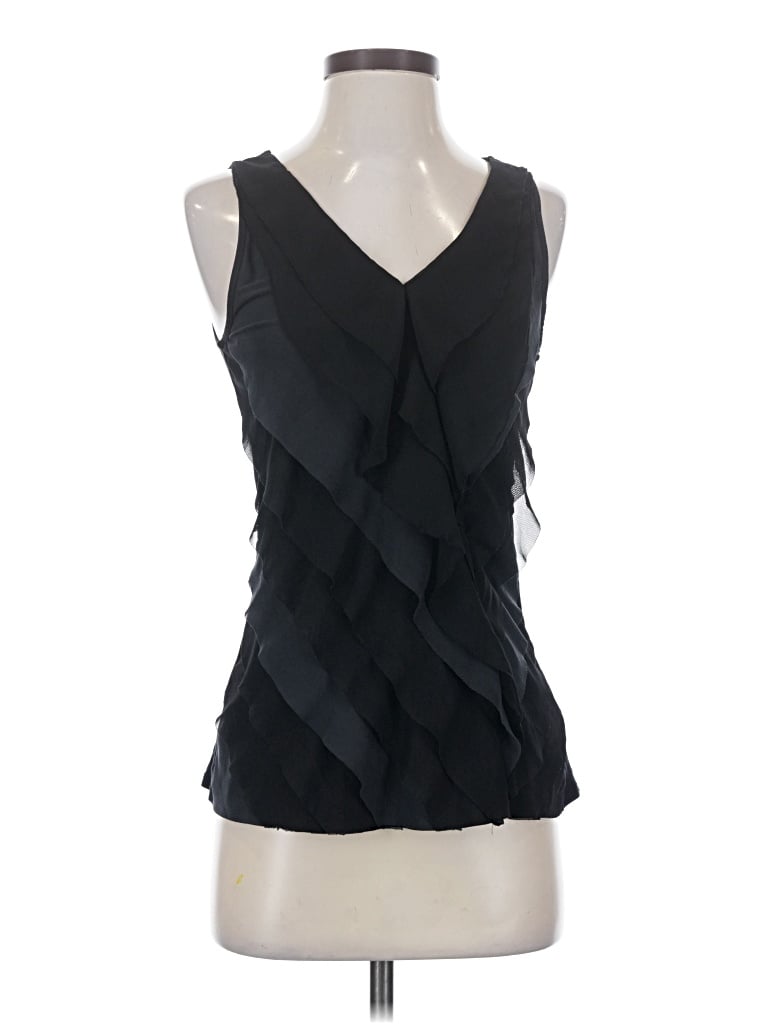 Pre-owned Express Sleeveless Blouse In Black