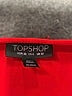 Topshop Red Sleeveless Blouse Size 6 - photo 4