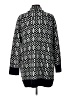Anne Klein 100% Acrylic Print Black Pullover Sweater Size L - photo 2