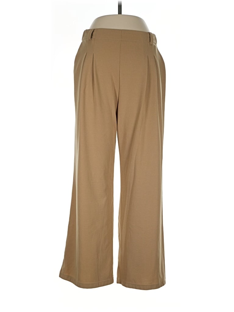 Pre-owned Unbranded Dress Pants In Tan