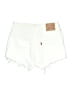 Levi's White Denim Shorts Size L - photo 2