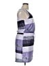 Shein Stripes Purple Casual Dress Size XL - photo 4