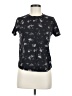 Pilcro Black Short Sleeve Blouse Size M - photo 1