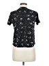 Pilcro Black Short Sleeve Blouse Size M - photo 2