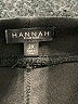 Hannah Solid Black Active Pants Size 2X - photo 4