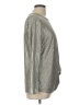 Kim & Cami Metallic Silver Pullover Sweater Size L - photo 4