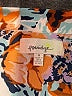 Porridge Floral Orange Casual Skirt Size Med (2) - photo 4