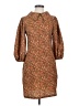 Code x Mode Paisley Brown Casual Dress Size XS - photo 1