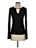 BCBG Paris 100% Polyester Black Long Sleeve T-Shirt Size S - photo 1
