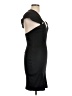 Zara Solid Black Cocktail Dress Size L - photo 4