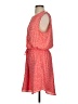 Gap 100% Polyester Print Orange Casual Dress Size S (tall) - photo 5