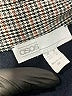ASOS 100% Polyester Houndstooth Gray Tan 3/4 Sleeve Blouse Size 4 - photo 7