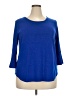 Apt. 9 Blue 3/4 Sleeve T-Shirt Size XXL - photo 1