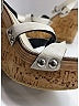 Miu Miu 100% Leather Silver Wedges Size EU 37 - photo 5