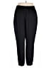 Jennifer Lopez Solid Black Casual Pants Size XL - photo 2