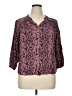 Westbound 100% Rayon Pink 3/4 Sleeve Blouse Size XL - photo 1