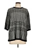 Jaeger Houndstooth Black Pullover Sweater Size L - photo 1