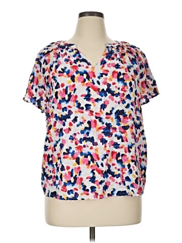 Style&Co Short Sleeve Blouse (view 1)