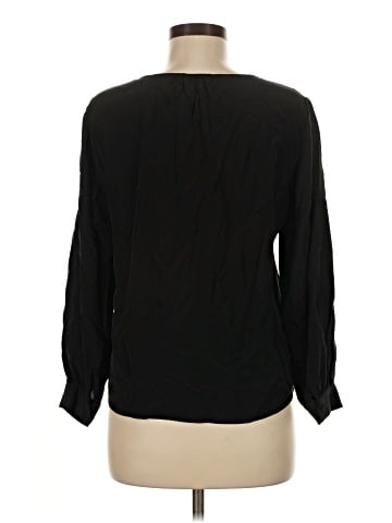 Amour Vert Long Sleeve Silk Top (view 2)