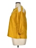 Zara Basic Color Block Yellow 3/4 Sleeve Button-Down Shirt Size XL - photo 5