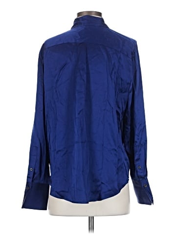 Madewell Long Sleeve Silk Top (view 2)