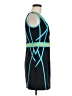 Etcetera Color Block Teal Cocktail Dress Size 6 - photo 4