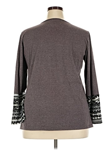 Emery Rose 3/4 Sleeve Top (view 2)