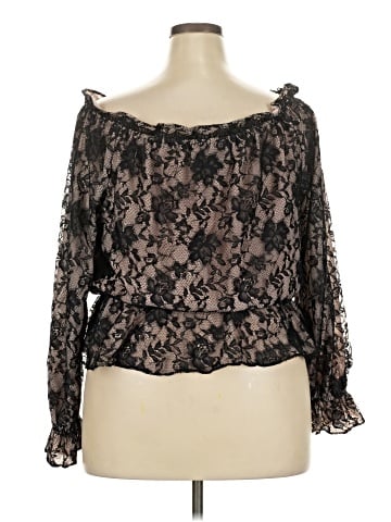 Adrianna Papell Long Sleeve Blouse (view 2)