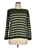 Talbots Outlet 100% Cotton Stripes Green Pullover Sweater Size XL - photo 1