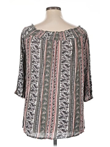 Ultra Flirt 3/4 Sleeve Blouse (view 2)