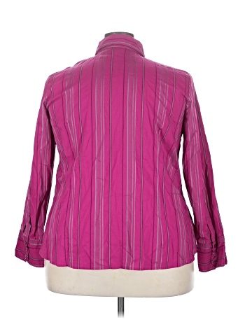 Lane Bryant 3/4 Sleeve Button-Down Shirt (view 2)