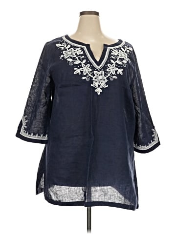 Charter Club 3/4 Sleeve Blouse (view 1)
