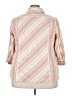 Apostrophe Stripes Pink 3/4 Sleeve Button-Down Shirt Size 20 - 22 - photo 2