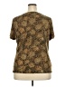 East5th Gold Short Sleeve Top Size 2X - photo 2