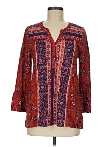 New Directions 3/4 Sleeve Blouse (view 1)