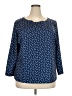 Vineyard Vines Polka Dots Blue 3/4 Sleeve Blouse Size 2X - photo 1