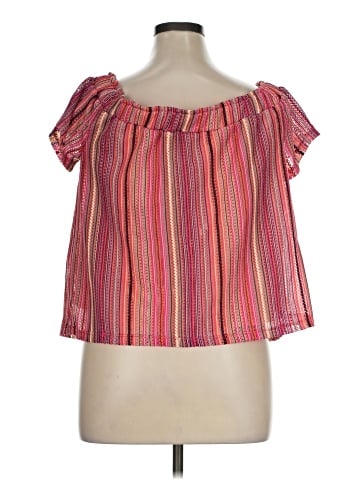 BCX Short Sleeve Blouse (view 2)