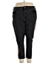 Seven7 Floral Black Jeans Size 24W - photo 1