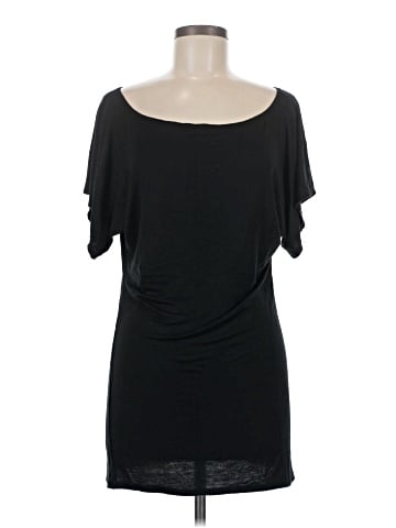 Black Poppy Short Sleeve T-Shirt (view 1)