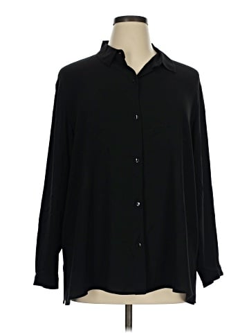 Eileen Fisher Long Sleeve Button-Down Shirt (view 1)
